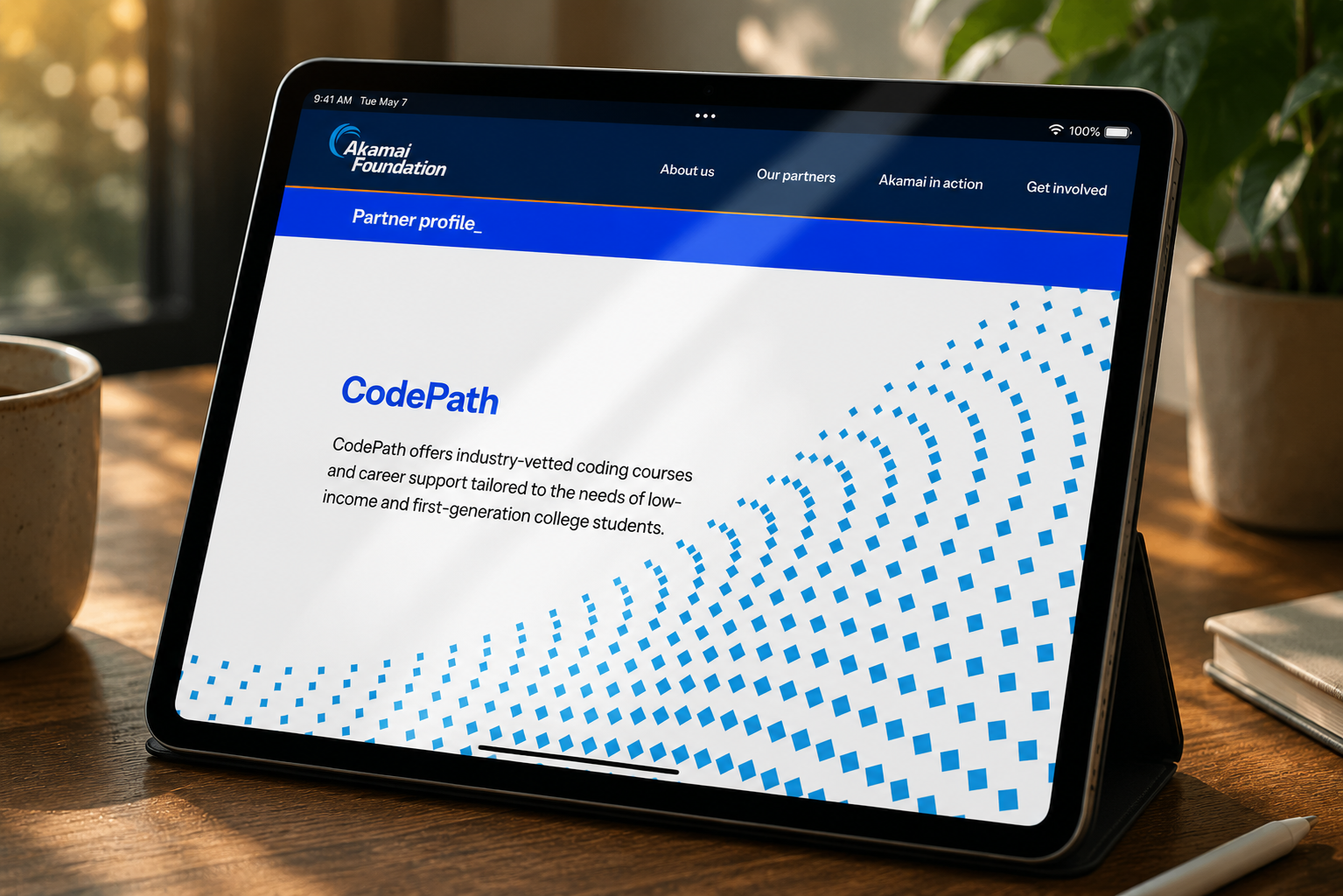 Partner page template